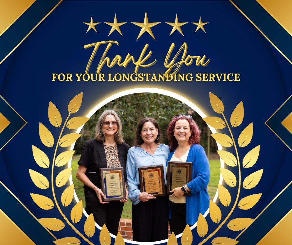 Ardelt, Borg, and Lane Honored for Longstanding Service