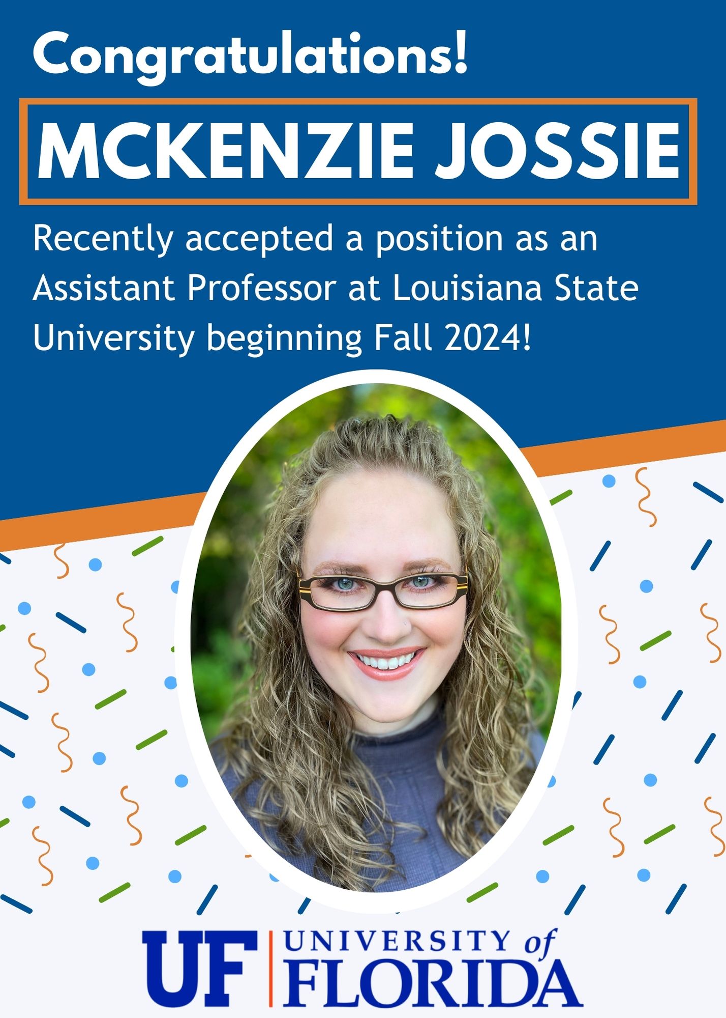 Criminology & Law Doctoral Candidate McKenzie Jossie Hired at LSU