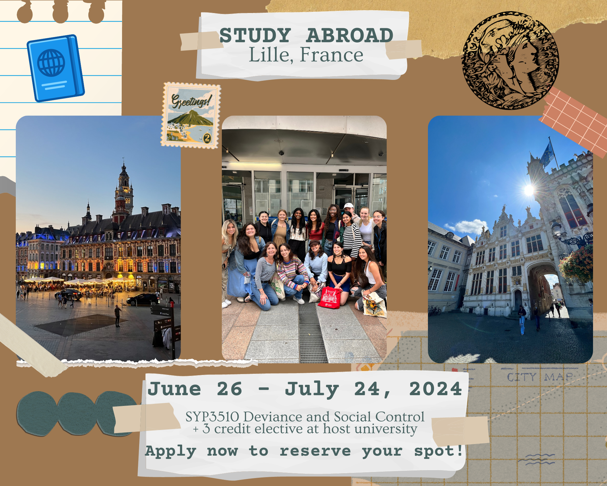 Summer 2024 Study Abroad in Lille, France